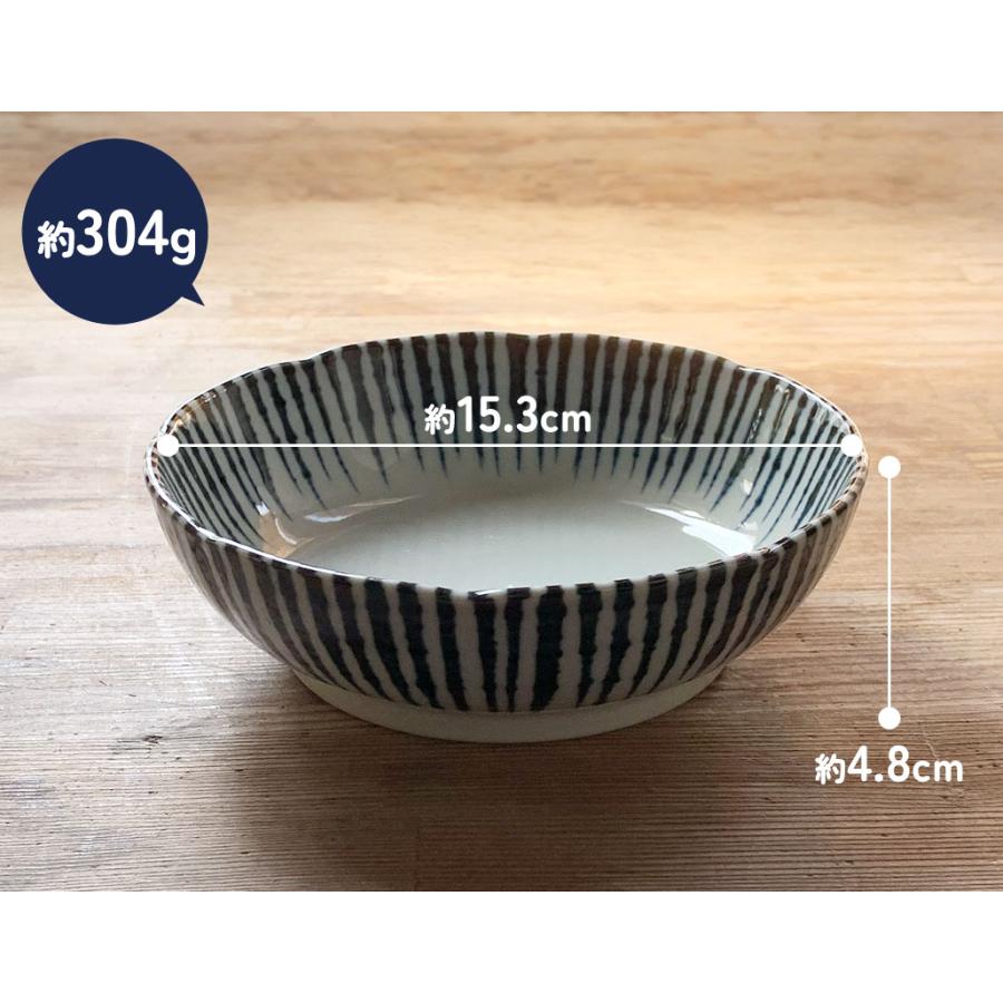 千段十草 丸浅鉢 15.3cm 美濃焼 // かわいい お洒落 和食器 電子レンジ