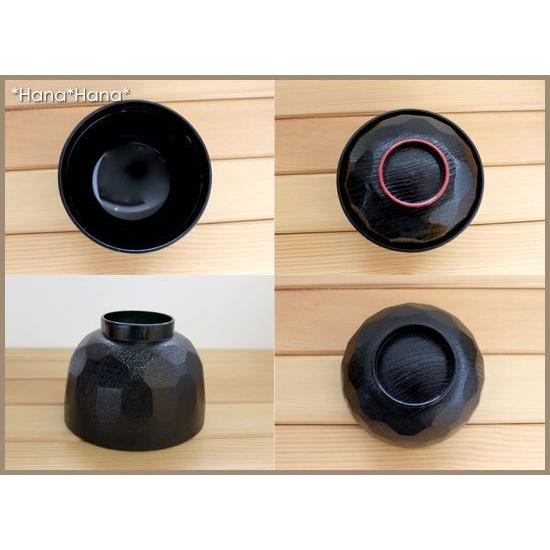 塗物　吸物椀　蓋付　亀模様　黒✕茶　10個 塗物 吸物椀 蓋付 亀模様 黒✕茶 10個 蓋付汁