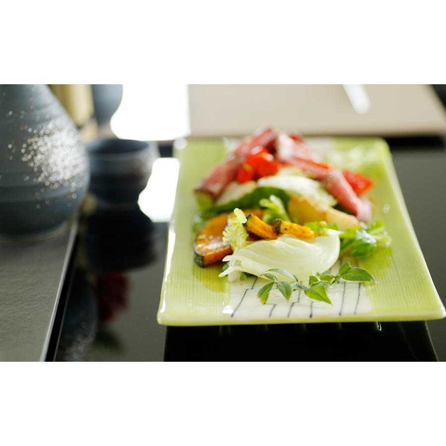 在庫限り／ 食器 和食器 美濃焼 皿 プレート 長角 大皿 長皿 長角皿 盛