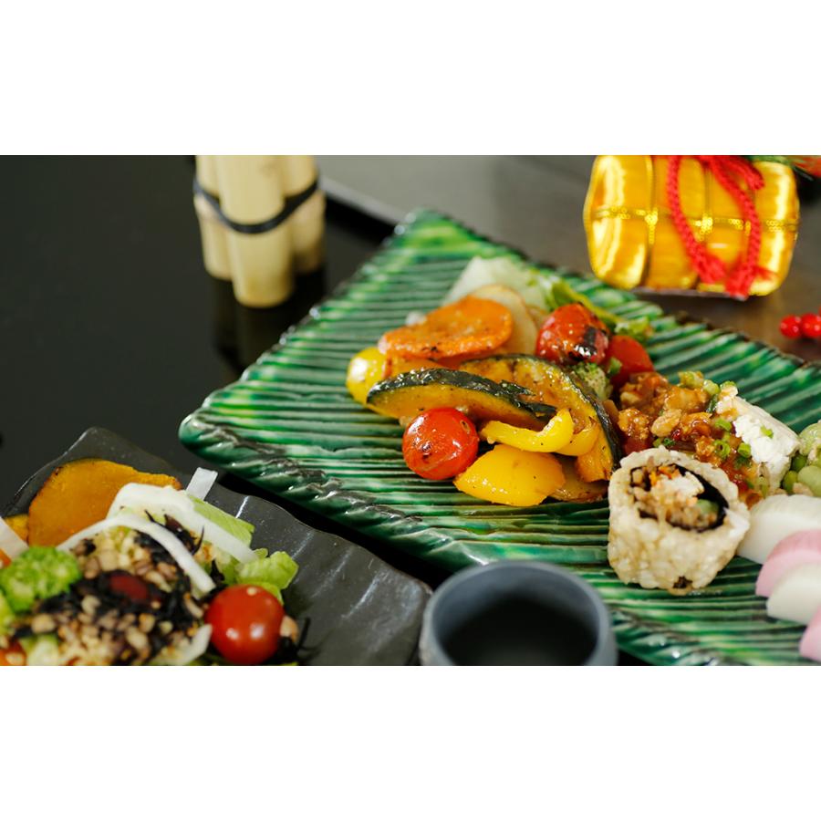 食器 和食器 美濃焼 皿 プレート 長皿 長角皿 前菜皿 さんま皿 焼物皿