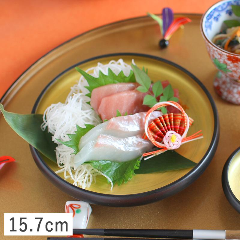 和食器 食器 皿 中皿 刺身皿 お正月 おもてなし おしゃれ 黒内金彩