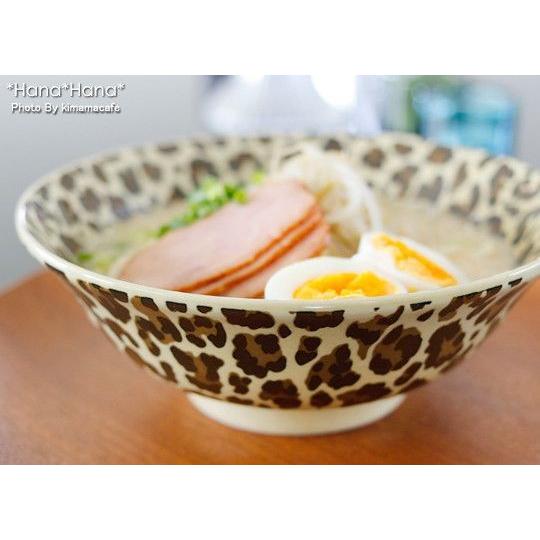 食器 美濃焼 ラーメン どんぶり 丼 大鉢 ボウル アニマル柄 おしゃれ