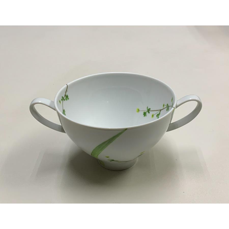 大特価品／ ボタニカルポエム 両手スープカップ かわいい おしゃれ