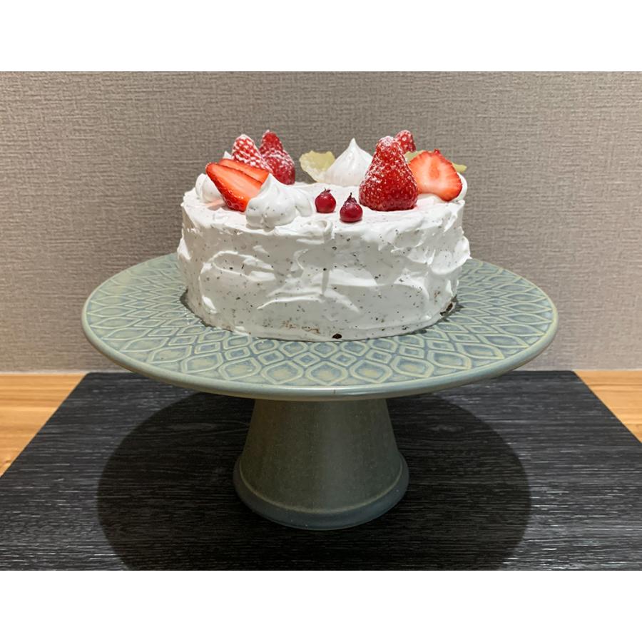 大特価品／ タルヴィー ケーキスタンド グレー L 26cm ケーキ