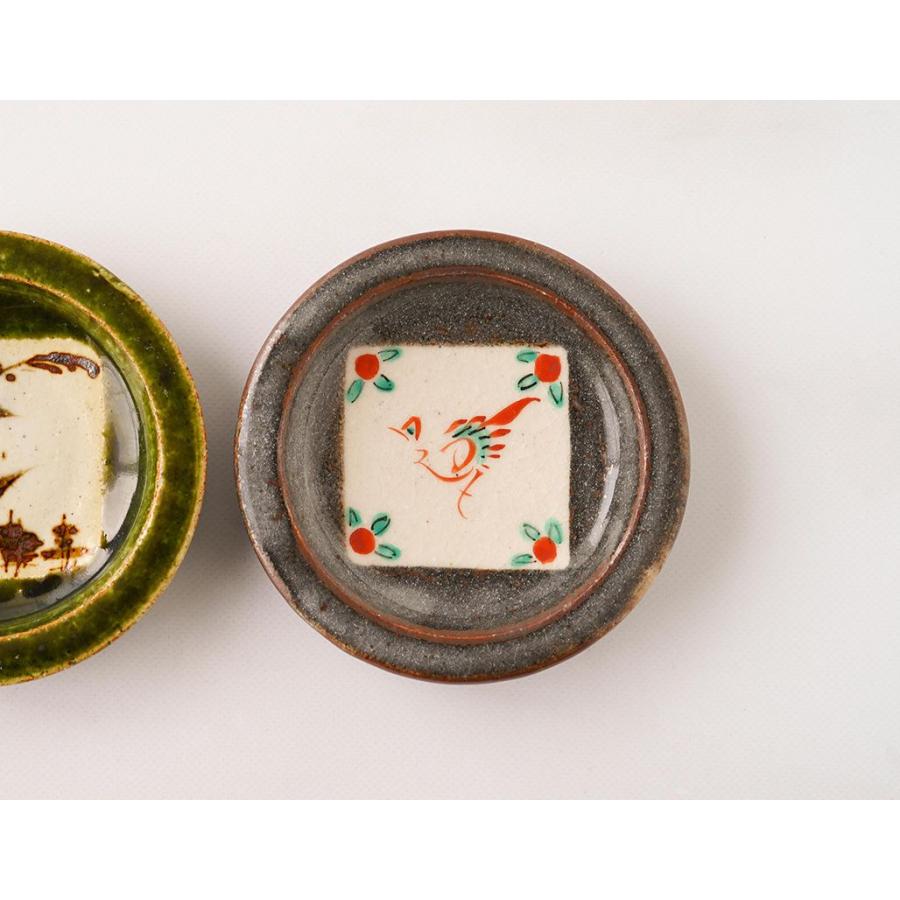 蔵珍窯（ぞうほうがま） 鼠志野 薬味 豆皿 8.7cm (お取り寄せ品