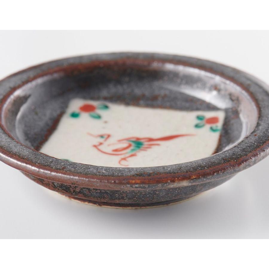 蔵珍窯（ぞうほうがま） 鼠志野 薬味 豆皿 8.7cm (お取り寄せ品
