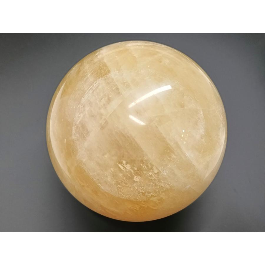 現物のみ】原石 イエローカルサイト 106mm 1,772g（台座付