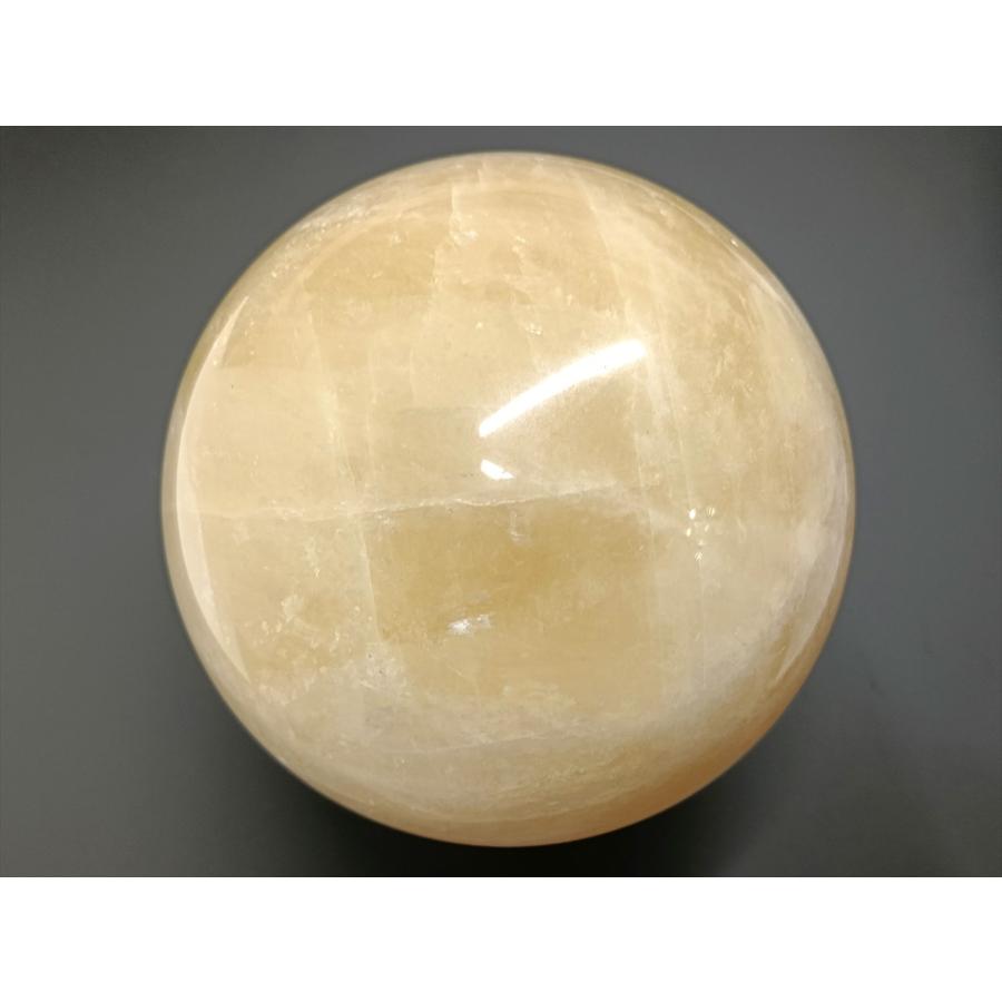 現物のみ】原石 イエローカルサイト 106mm 1,772g（台座付