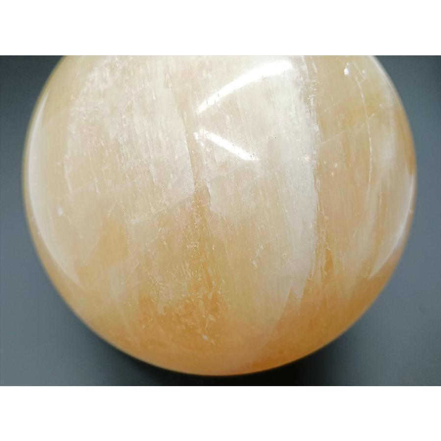 現物のみ】原石 イエローカルサイト 106mm 1,772g（台座付