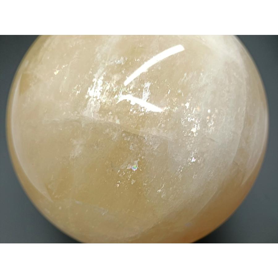 現物のみ】原石 イエローカルサイト 106mm 1,772g（台座付