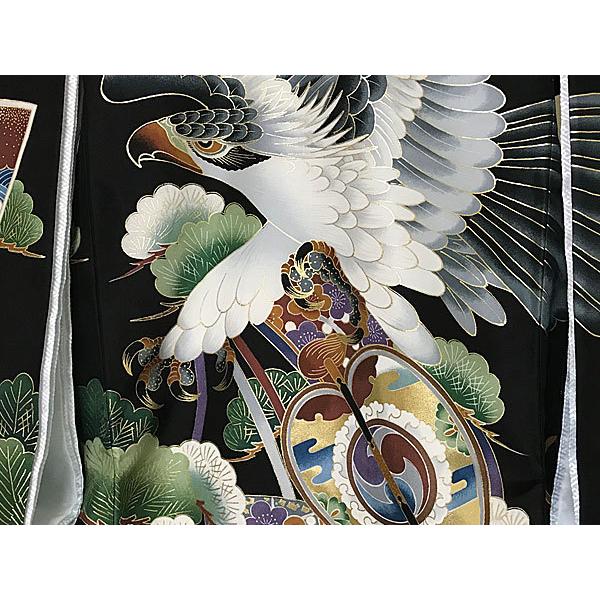 人気絶頂 お宮参り 男子 着物 お祝着 産着 赤ちゃん 百日 晴れ着 和装 一つ身 お宮参りきもの 高級正絹男の子祝い着 男の子 産着 黒 鷹 送料無料 気質アップ Bitcoinbro Frankhawley Com