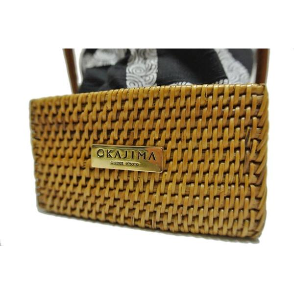 浴衣バッグ 京都老舗 岡重 オリジナル アタバッグ 巾着バッグ 市松模様  