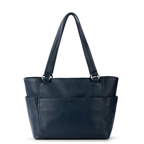 激安大セール The Sak womens Ashby Leather Satchel， Indigo， One Size US 並行輸入品