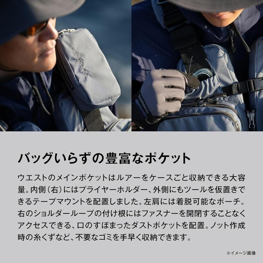 シマノ(SHIMANO) フローティングベスト アクトゲームベスト VF-274W