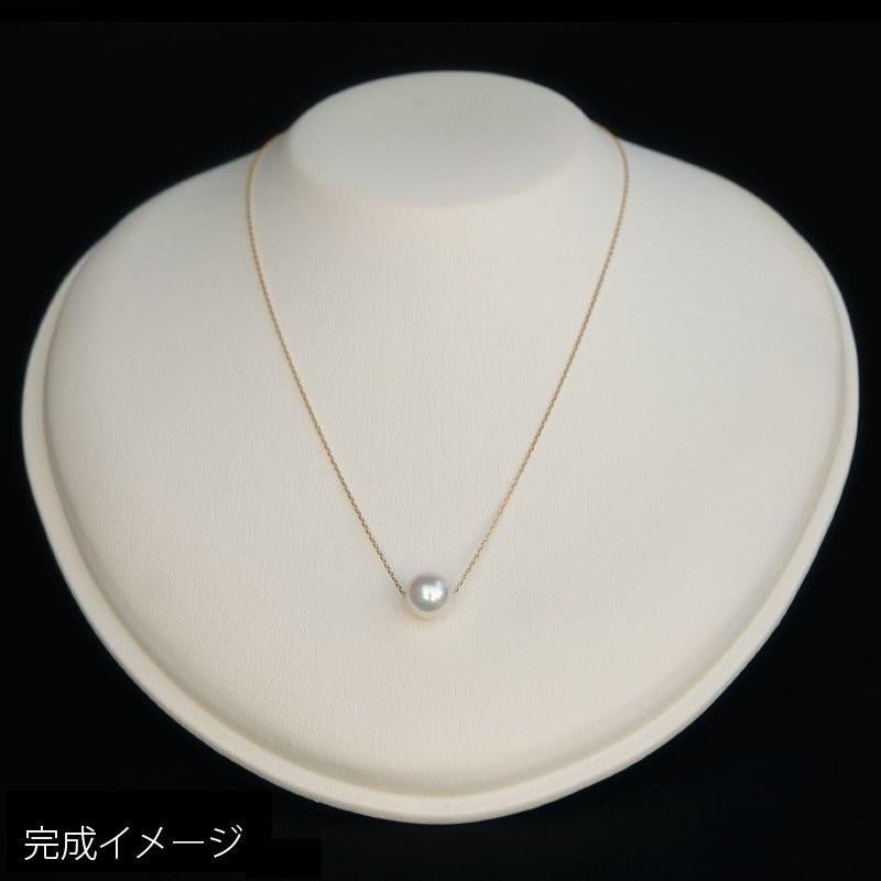 アウトレット　一粒 パール ネックレス アコヤ真珠 9.0mm-9.5mm 実物画像で選べます SV 40cm　商品番号：TS90-O |  | 01