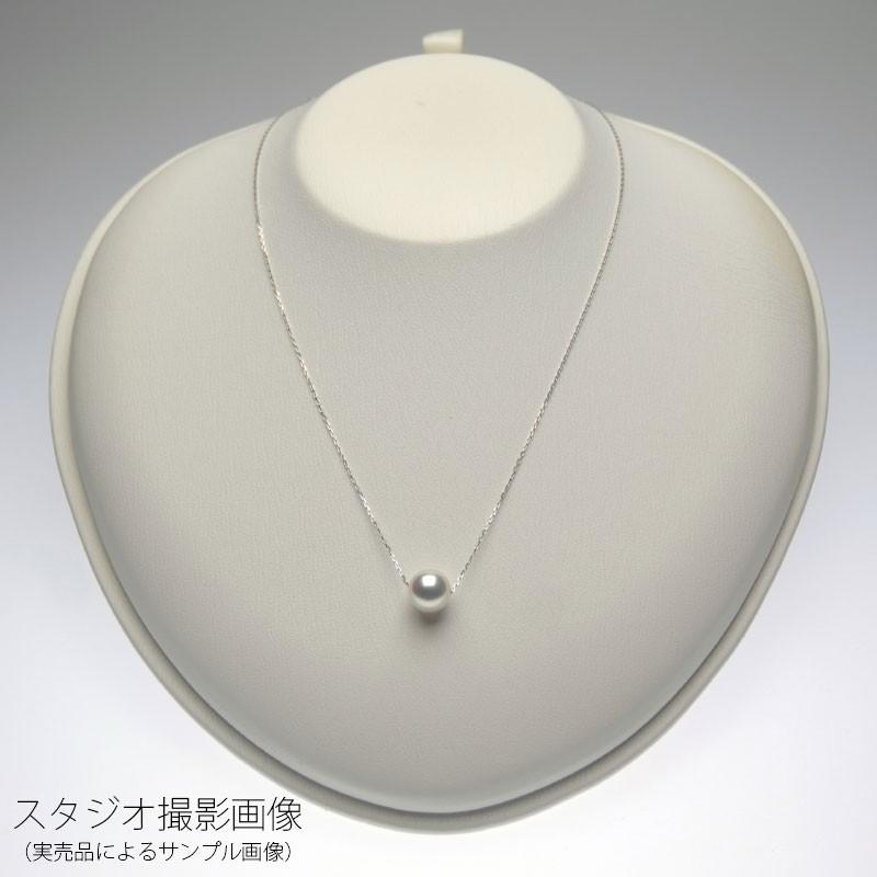 一粒 パール ネックレス 花珠真珠(オーロラ天女)8.5mm-9.0mm 一粒 パール ネックレス 花珠真珠(オーロラ天女)8.5mm-9.0mm