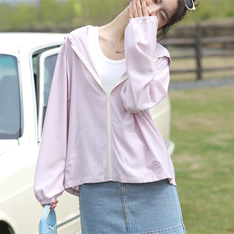 パーカー レディース ラッシュガード 接触冷感 UPF50+ UVカット 夏 薄手 長袖 フード付き ジップアップ カジュアル ヨガウエア 体型カバー ひんやり |  | 10