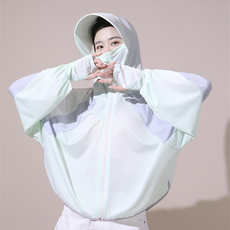 パーカー レディース ラッシュガード 接触冷感 UPF50+ UVカット 夏 薄手 長袖 フード付き ジップアップ カジュアル ヨガウエア 体型カバー ひんやり |  | 03