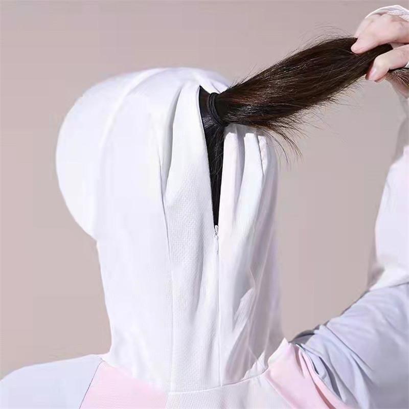 パーカー レディース ラッシュガード 接触冷感 UPF50+ UVカット 夏 薄手 長袖 フード付き ジップアップ カジュアル ヨガウエア 体型カバー ひんやり |  | 08