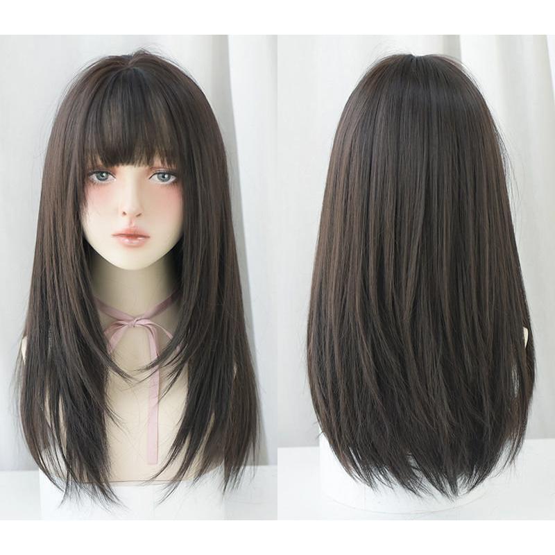 ミディアム 激安 フルウィッグ 変装 レディース コスプレ 自然 かわいい セミロング グラデーション ショート おすすめ おしゃれ 女性用 送料無料 |  | 02