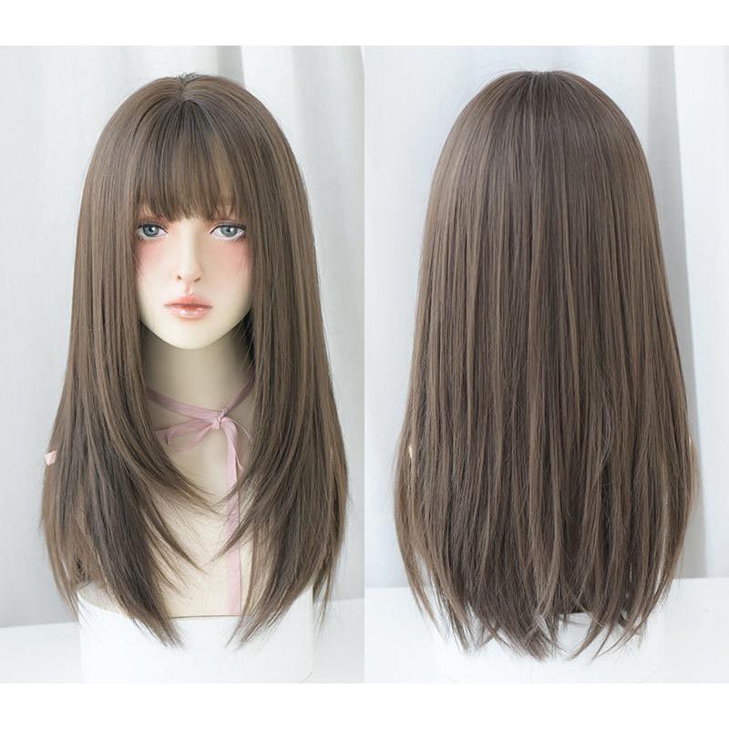 ミディアム 激安 フルウィッグ 変装 レディース コスプレ 自然 かわいい セミロング グラデーション ショート おすすめ おしゃれ 女性用 送料無料 |  | 03