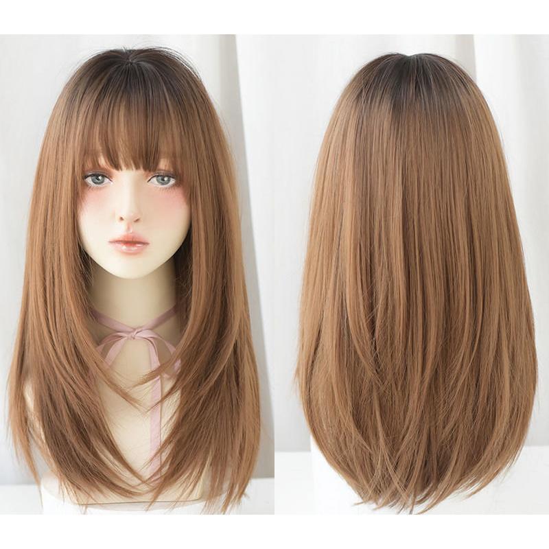 ミディアム 激安 フルウィッグ 変装 レディース コスプレ 自然 かわいい セミロング グラデーション ショート おすすめ おしゃれ 女性用 送料無料 |  | 04