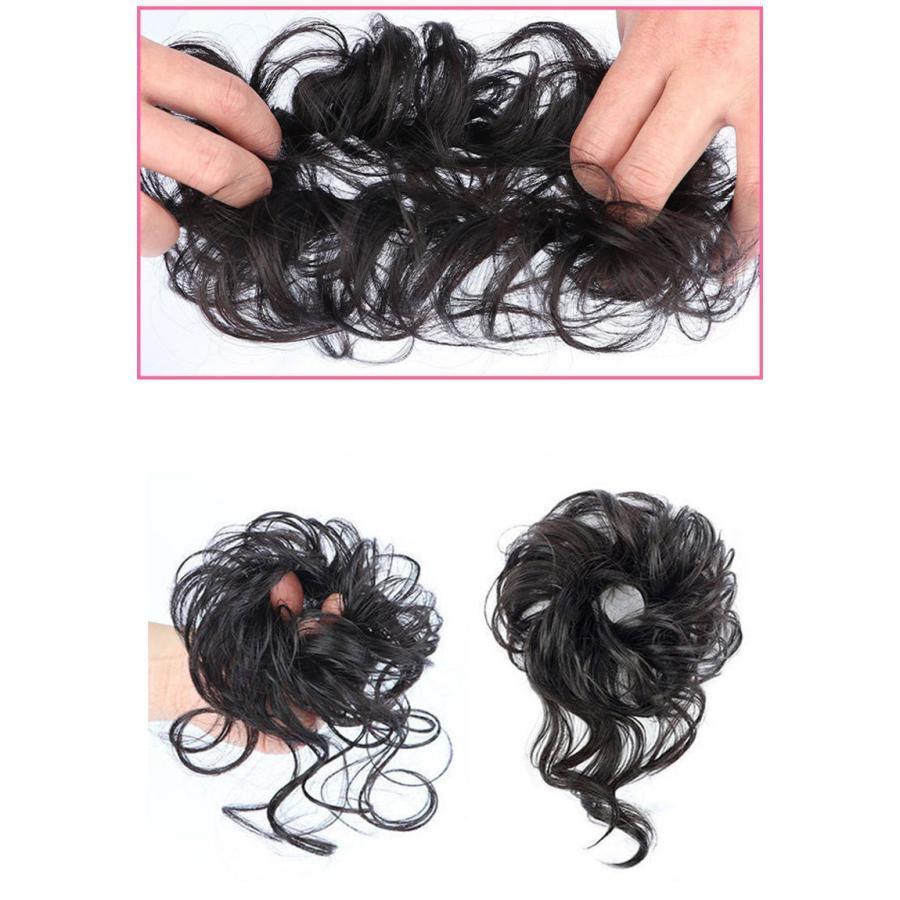 付け毛 和装 着物 おだんご 結婚式 黒髪 おしゃれ 髪飾り 髪型 自然 バレない 簡単取付 可愛い ポイント消化 ヘアアクセ 女性用 送料無料 |  | 11