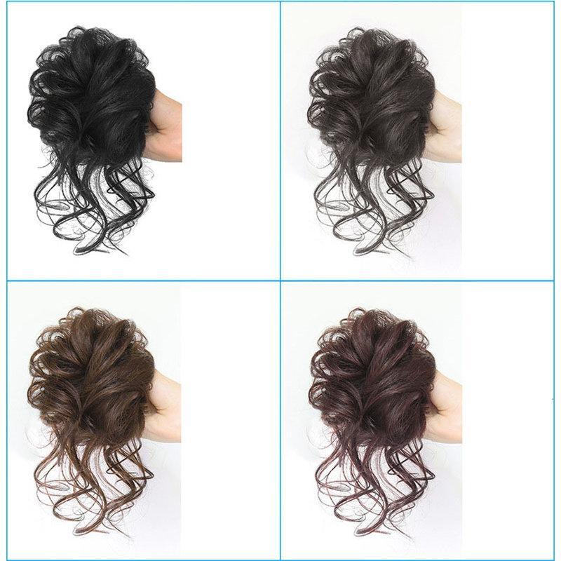 付け毛 和装 着物 おだんご 結婚式 黒髪 おしゃれ 髪飾り 髪型 自然 バレない 簡単取付 可愛い ポイント消化 ヘアアクセ 女性用 送料無料 |  | 08