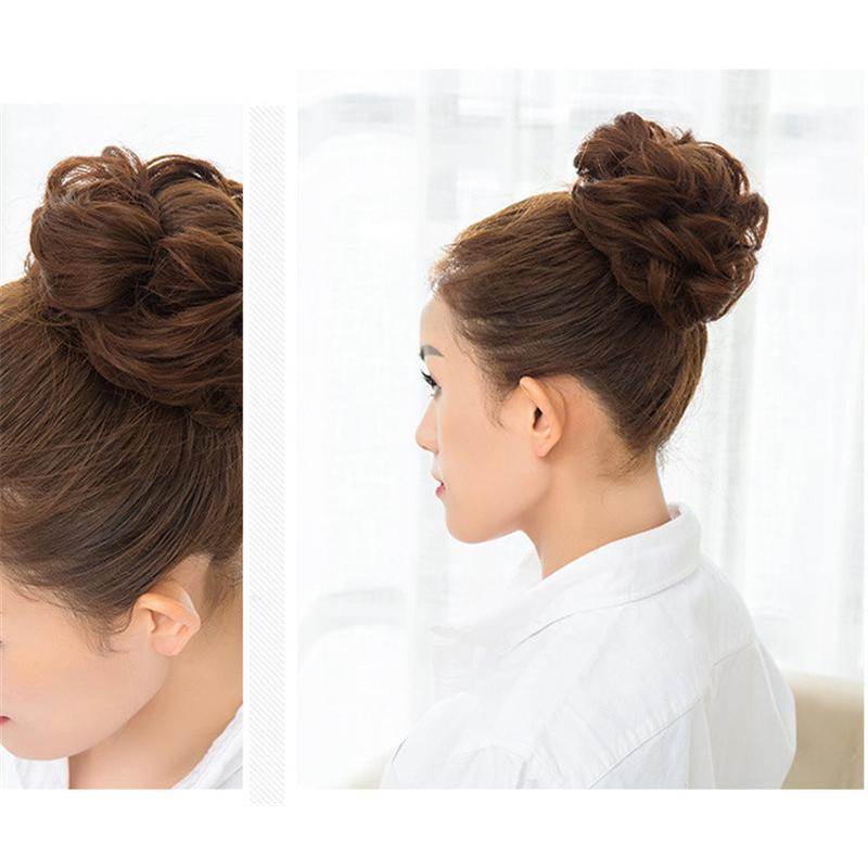 エクステ 激安 お団子 簡単取付 つけ毛 自然 レディース 和装 着物 髪飾り 髪型 女性用 ポイント消化 おしゃれ バレない ヘアセット 送料無料 |  | 06