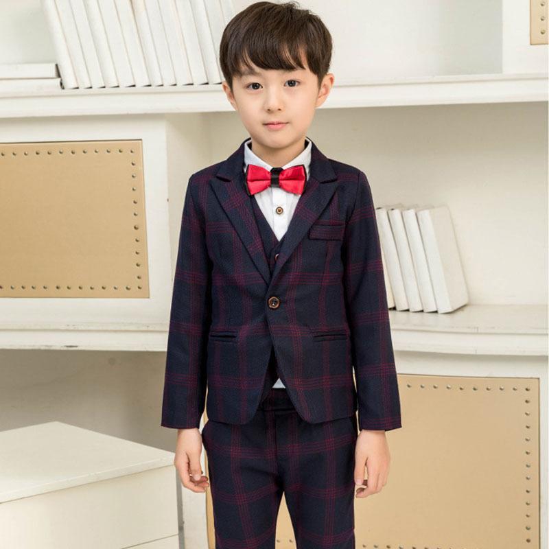 子供 男の子 フォーマル スーツ キッズスーツ チェック柄スーツ