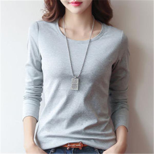 Tシャツ 長袖 レディース 半袖 プルオーバー 無地 春 夏 ルームウェア 薄手 通勤 通学 柔らかい |  | 06