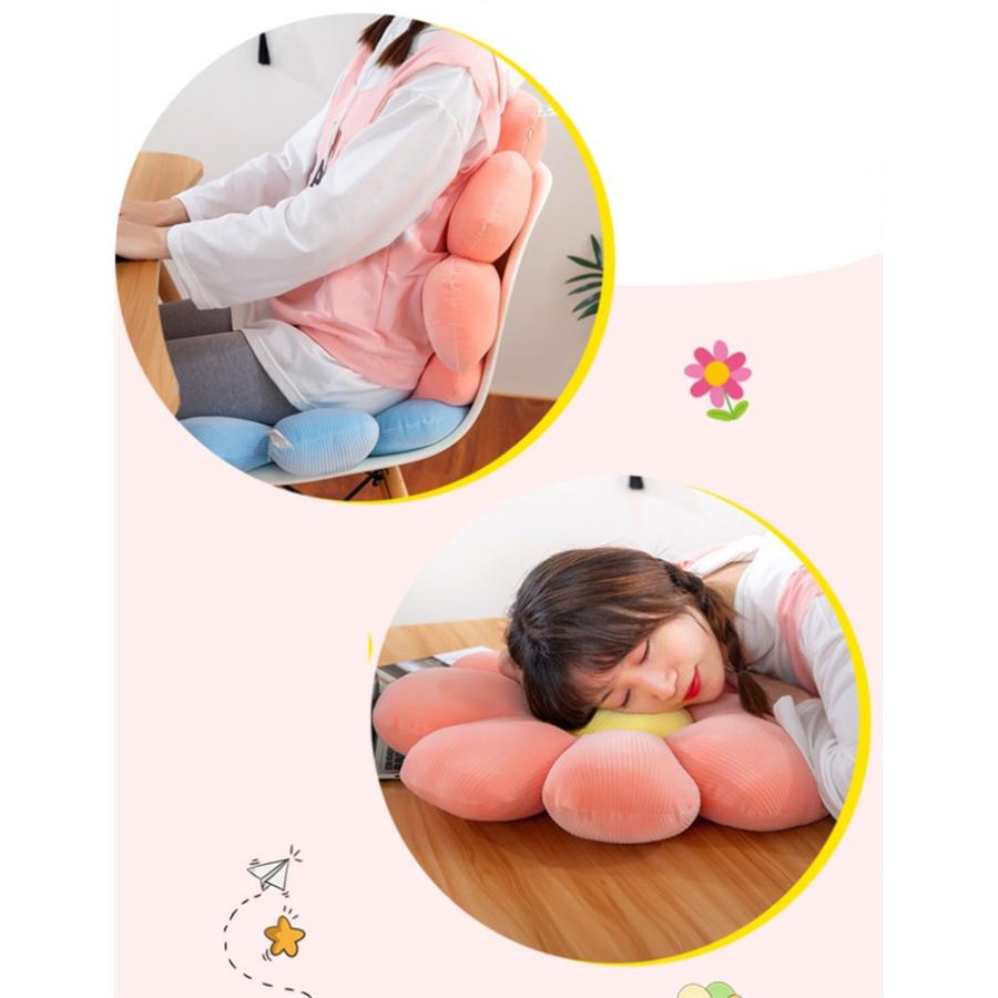 フラワー ぬいぐるみ 特大 抱き枕 かわいい ふわふわ もちもち 多機能 お誕生日プレゼント　座りシート |  | 12
