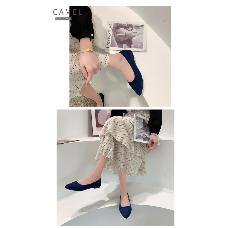 パンプス フラットシューズ ローヒール ポインテッドトゥ ヒール高：2.5cm 痛くない 歩きやすい 疲れない 軽量 おしゃれ セール 送料無料 |  | 04