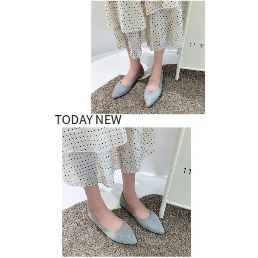 パンプス フラットシューズ ローヒール ポインテッドトゥ ヒール高：2.5cm 痛くない 歩きやすい 疲れない 軽量 おしゃれ セール 送料無料 |  | 07