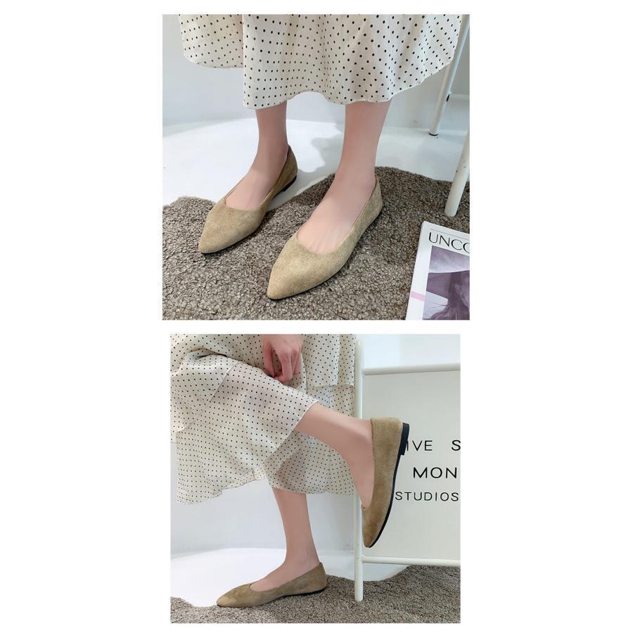 パンプス フラットシューズ ローヒール ポインテッドトゥ ヒール高：2.5cm 痛くない 歩きやすい 疲れない 軽量 おしゃれ セール 送料無料 |  | 09