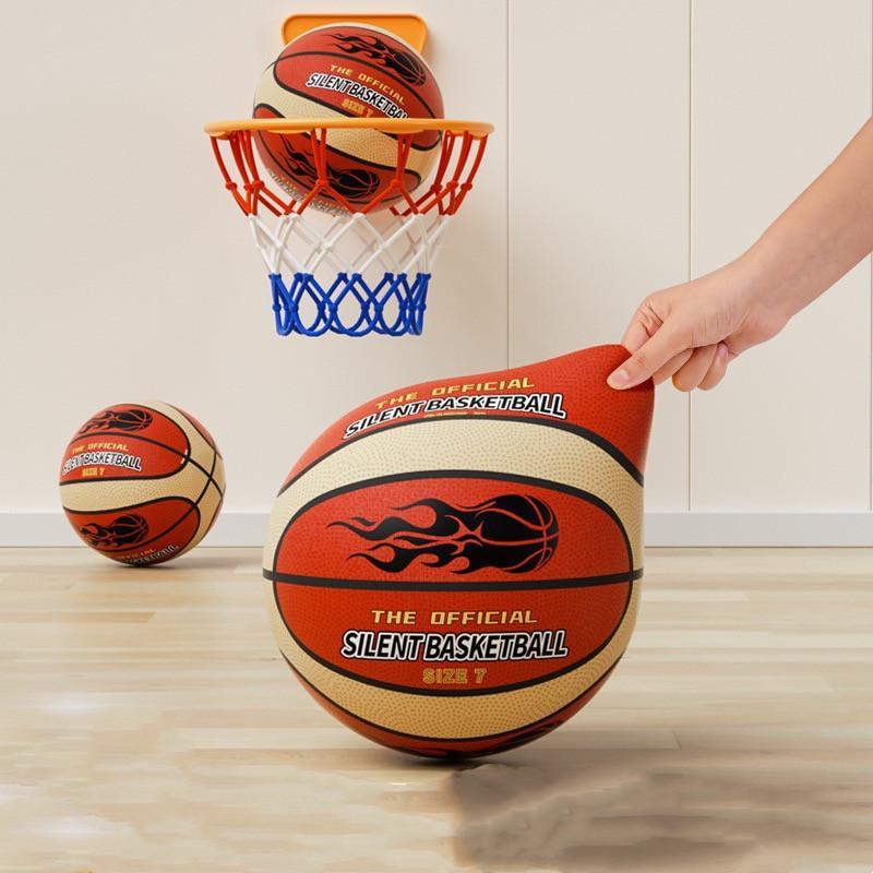 静音 サイレントボール バスケ 5/7 ゴール付き選択 安全 サイレントバスケットボール バスケットボール 練習 子ども 子供 小学生 子ども |  | 19