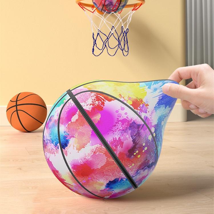 静音 サイレントボール バスケ 5/7 ゴール付き選択 安全 サイレントバスケットボール バスケットボール 練習 子ども 子供 小学生 子ども |  | 08