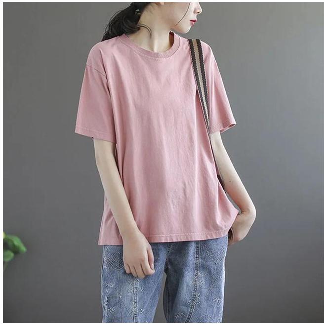 Tシャツ レディース 半袖 新作 ロング おしゃれ トップス きれいめ カジュアル 大人 着痩せ 新品 |  | 20