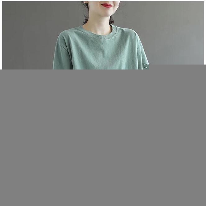 Tシャツ レディース 半袖 新作 ロング おしゃれ トップス きれいめ カジュアル 大人 着痩せ 新品 |  | 08