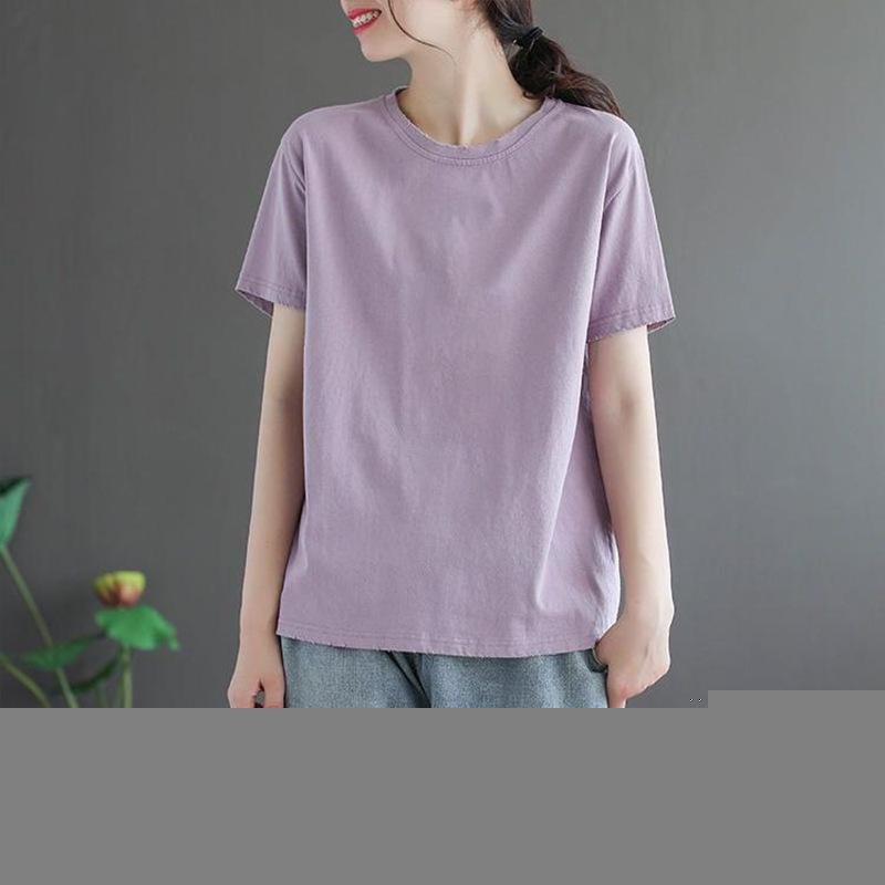 Tシャツ レディース 半袖 新作 ロング おしゃれ トップス きれいめ カジュアル 大人 着痩せ 新品 |  | 10