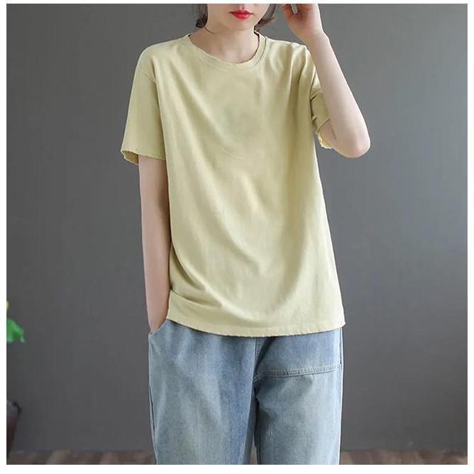 Tシャツ レディース 半袖 新作 ロング おしゃれ トップス きれいめ カジュアル 大人 着痩せ 新品 |  | 11