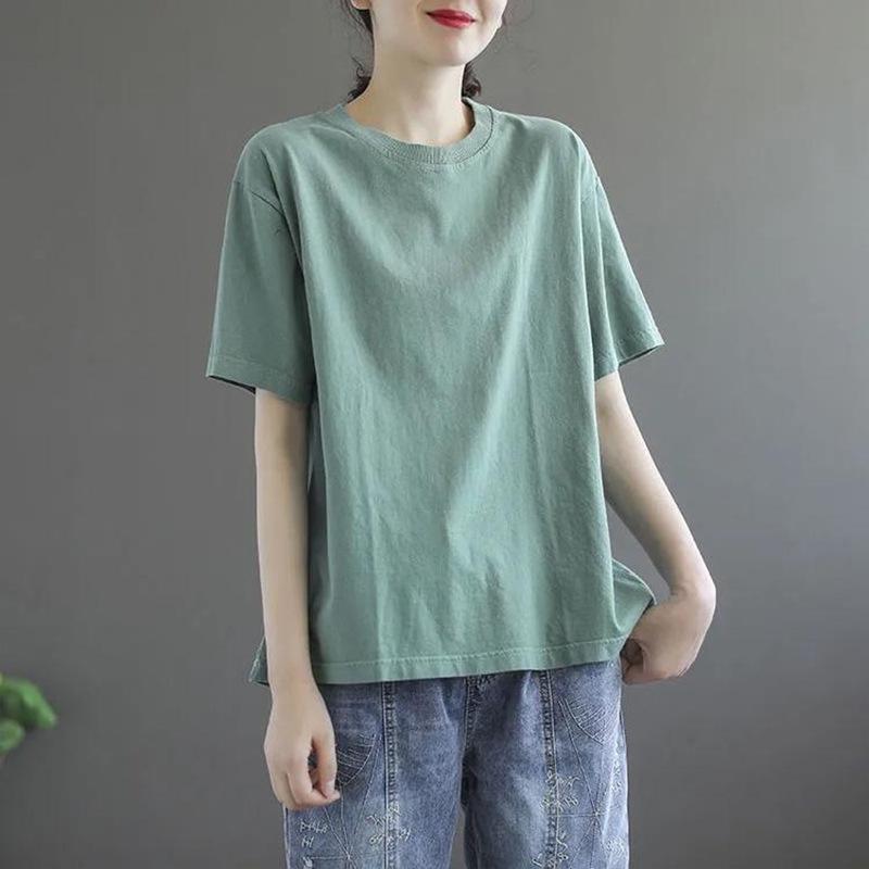 Tシャツ レディース 半袖 新作 ロング おしゃれ トップス きれいめ カジュアル 大人 着痩せ 新品 |  | 15