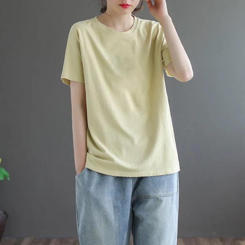 Tシャツ レディース 半袖 新作 ロング おしゃれ トップス きれいめ カジュアル 大人 着痩せ 新品 |  | 16