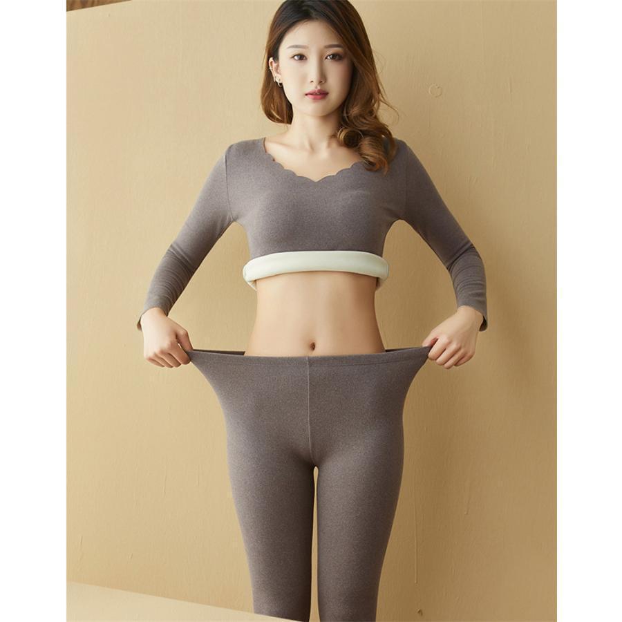 【本日まで値下げ！】防寒インナー ヒートテック レディース 冷え対策 保温グッズ ヒート 単品 長袖 ルームウエア カットソー 発熱インナー 暖かい Tシャツ |  | 05