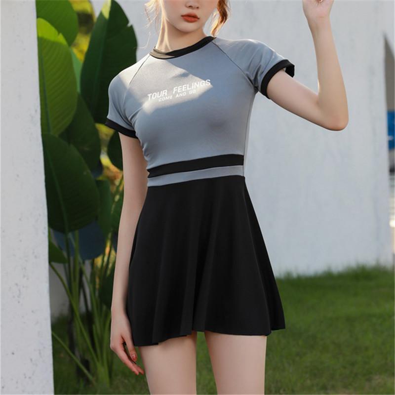 体型カバー 水着 レディース ワンピース ママ水着 中学生 高校生 体型カバー 学生 少女 夏 リゾート ビーチ プール ジム運動用 スイムウェア 30代 40代 |  | 05