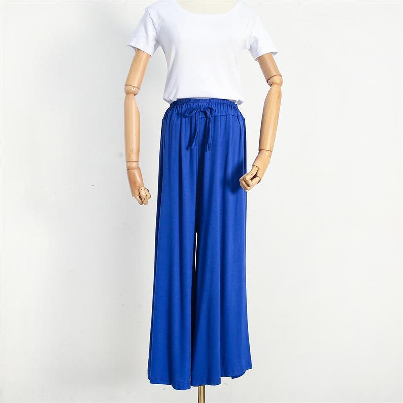 ガウチョパンツ ワイドパンツ レディース モデル ボトムス マキシ 七分