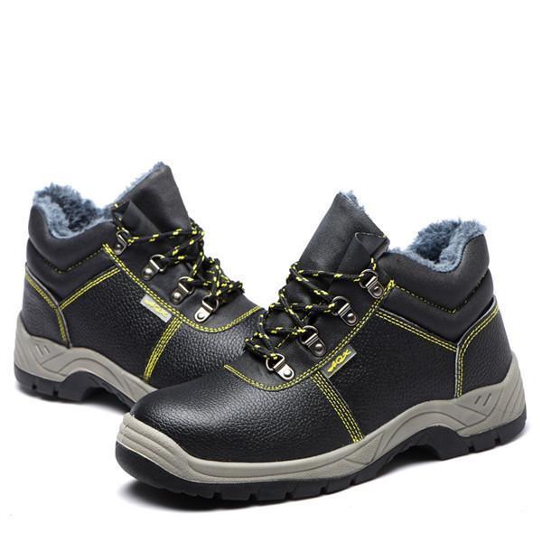 安全靴 鋼鉄先芯 ワークブーツ セーフティーシューズ メンズ 裏起毛 裏ボア 冬 レディース スニーカー 作業靴 幅広 耐油 防滑 暖かい 防寒 |  | 05