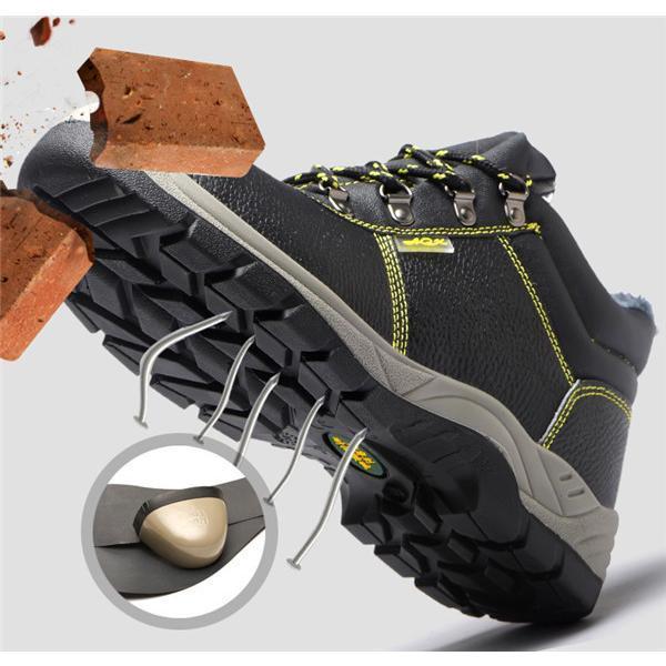 安全靴 鋼鉄先芯 ワークブーツ セーフティーシューズ メンズ 裏起毛 裏ボア 冬 レディース スニーカー 作業靴 幅広 耐油 防滑 暖かい 防寒 |  | 08