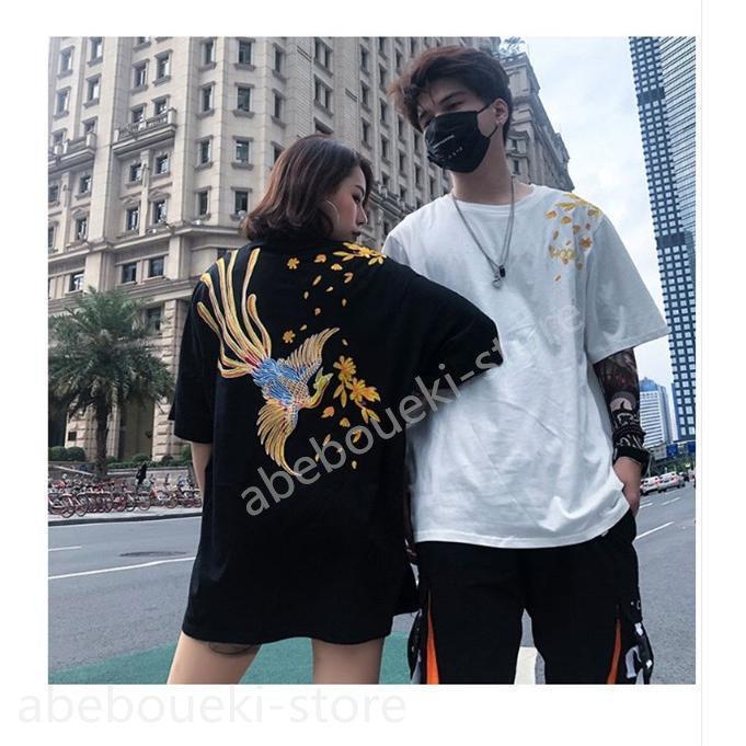 Ｔシャツ メンズ 半袖 夏服 プルオーバー トップス カジュアル ゆったり 和風 和柄 お兄系 刺繍 鳳凰 おしゃれ アウトドア 人気 夏サマー |  | 05