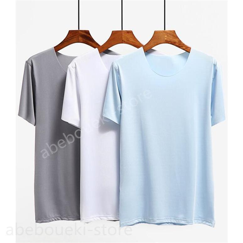 インナーシャツ クール シームレスインナー 夏インナー 涼感 メンズ 無地 半袖シャツ 極薄 軽量 uネック 吸汗 速乾 男性 肌着 熱中症対策 |  | 06